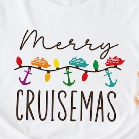 Merry Cruisemas Shirt, Family Christmas Cruise Shirts, Christmas Holiday Trip - Picture 3 of 3